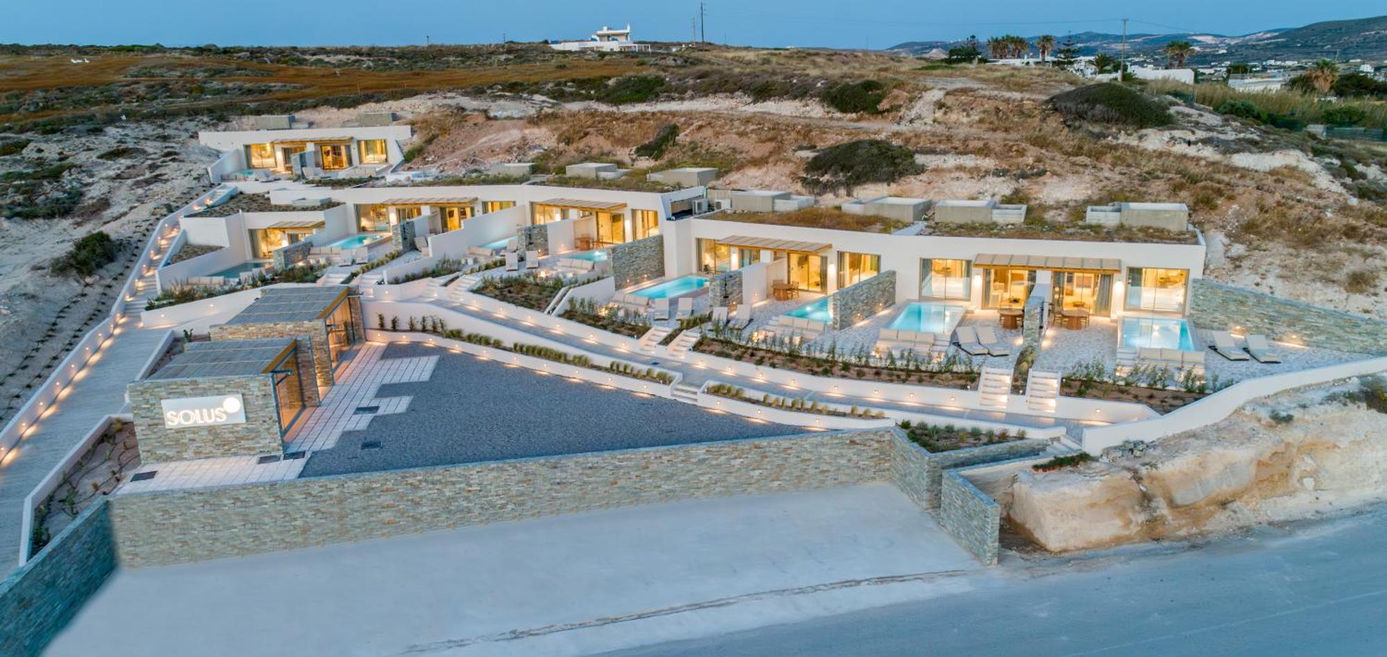 Solus Suites Milos Adámasz Kültér fotó