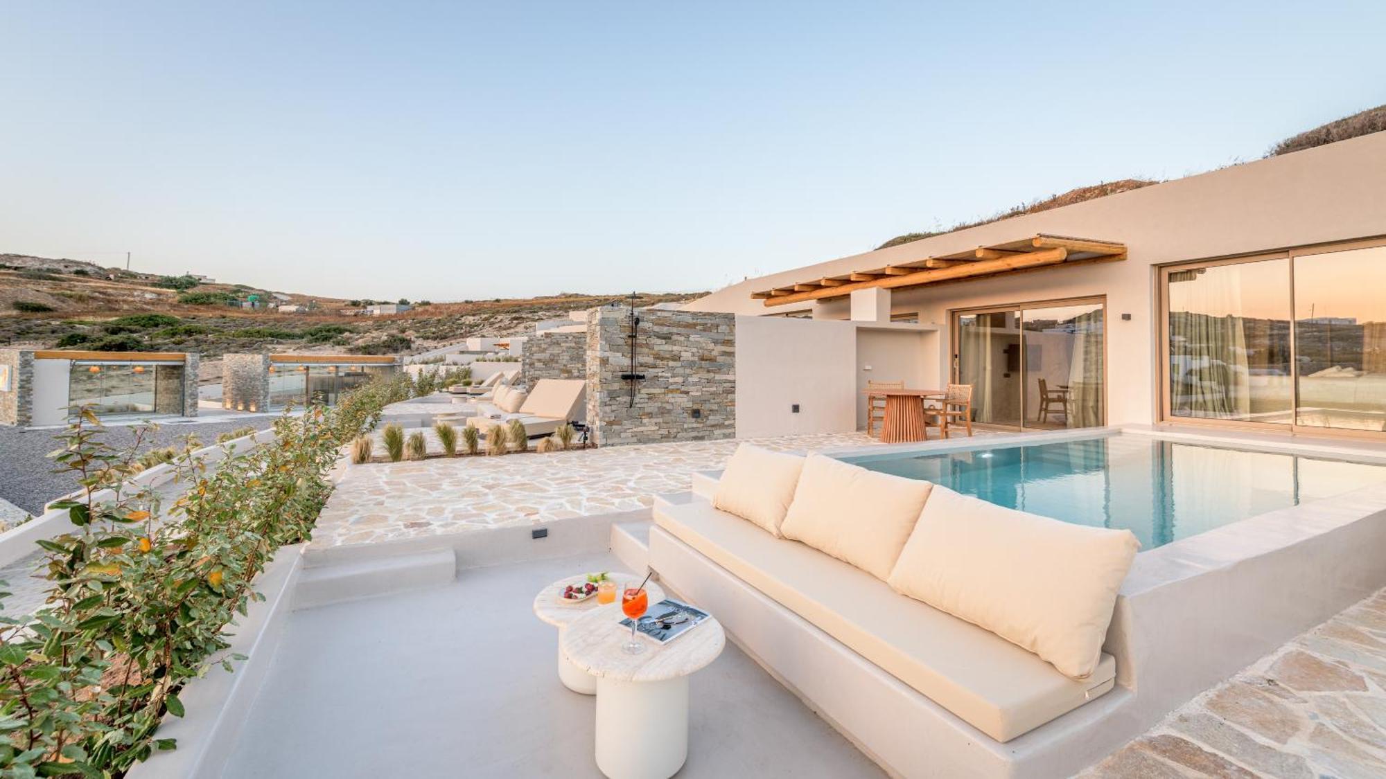 Solus Suites Milos Adámasz Kültér fotó